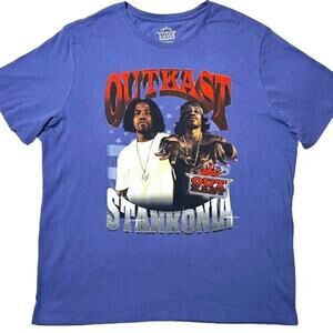 OUTKAST Official Stankonia Rap Album Graphic Band T-Shirt Purple Men’s XXL